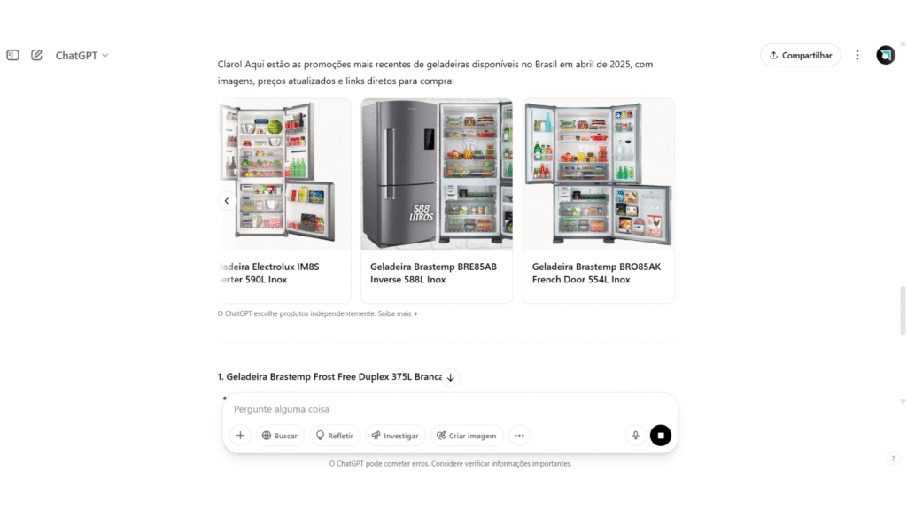 O ChatGPT, da OpenAI, recebeu melhorias que prometem transformar a experiência de compras online
